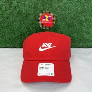NWT - Nike Sportswear Heritage86 Adjustable Red Unisex Hat 913011-657